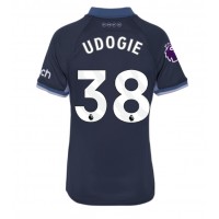 Tottenham Hotspur Destiny Udogie #38 Bortatröja Kvinnor 2023-24 Korta ärmar